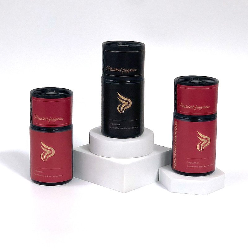 Car Perfume Long Lasting Refillable Matte Texture Car Air Aroma Diffuser Car Air Freshener for Odor Removal