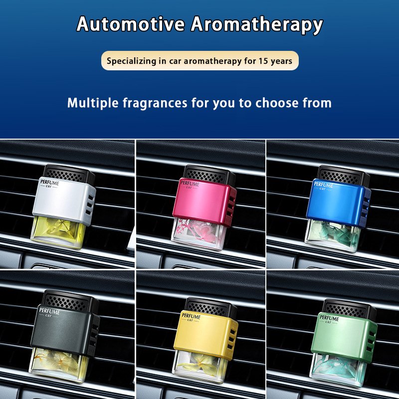 Car Smell Air Freshener Portable Air Conditioner Plug in Air Freshener Fragrance Perfume Glass Diffuser