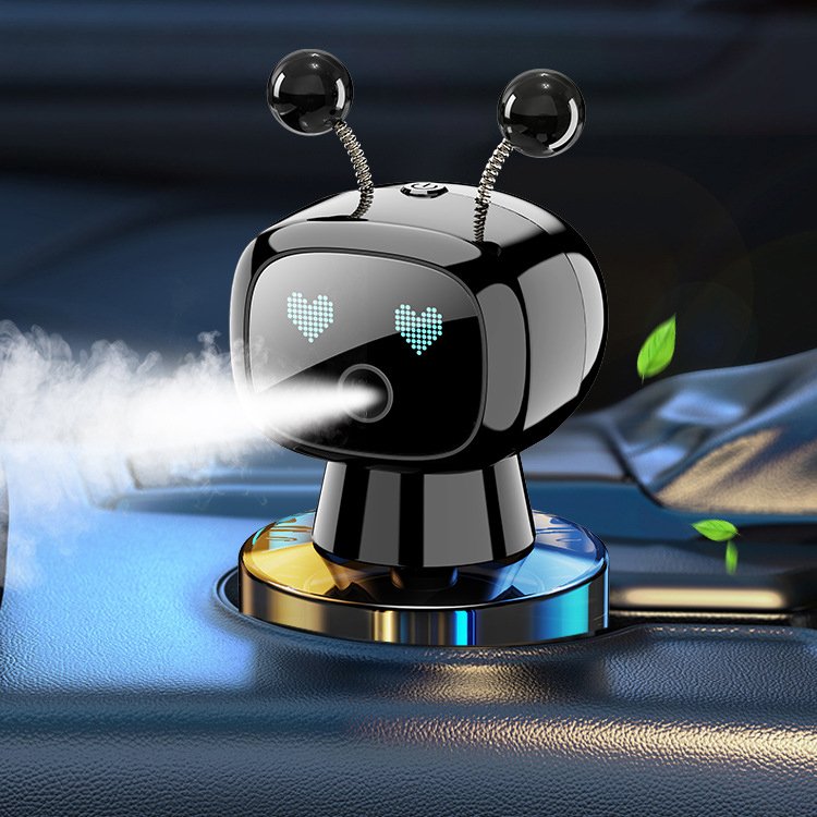 Mini robot car aromatherapy mist fragrance lasting fragrance diffuser car scents portable scent