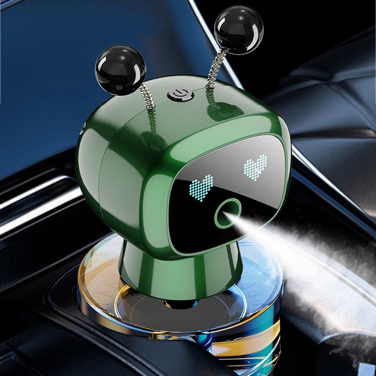 Mini robot car aromatherapy mist fragrance lasting fragrance diffuser car scents portable scent