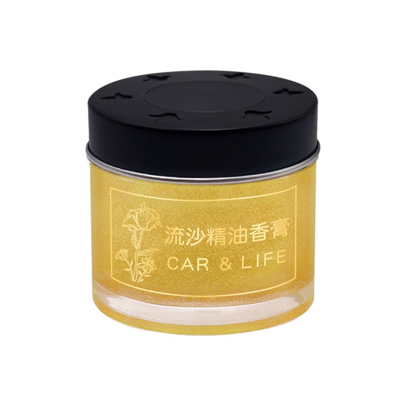 Wholesale OEM Fancy Luxury Lavender Multicolored Can Refill Capsul Aesthetic Car Freshener Perfume Gel