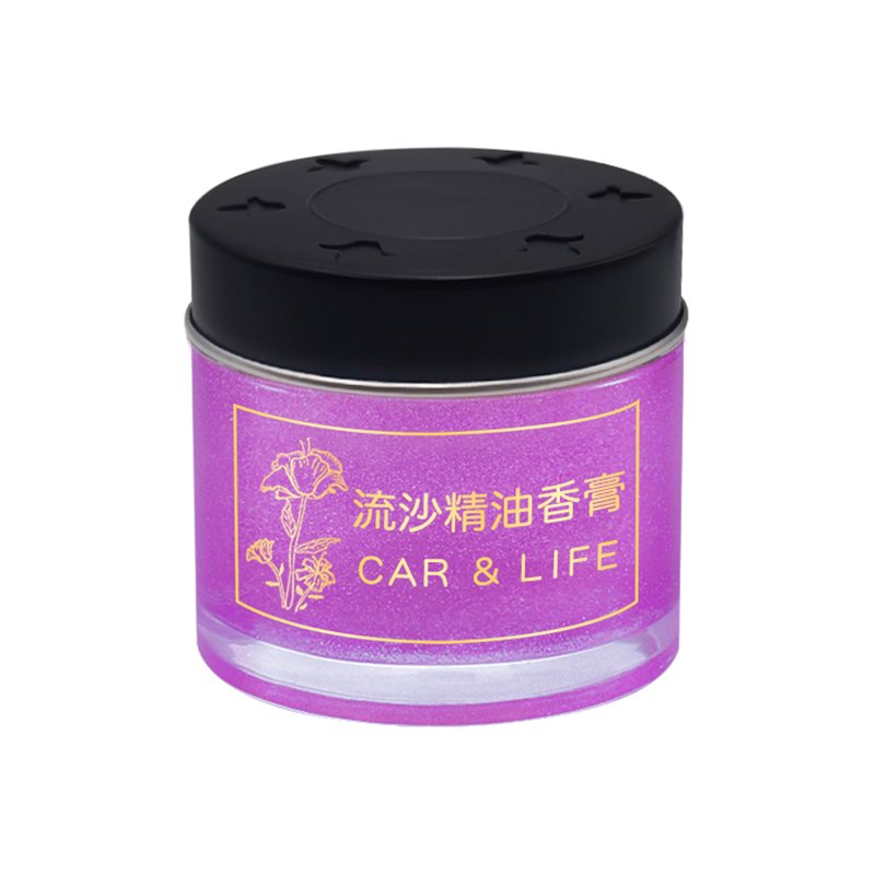 Wholesale OEM Fancy Luxury Lavender Multicolored Can Refill Capsul Aesthetic Car Freshener Perfume Gel