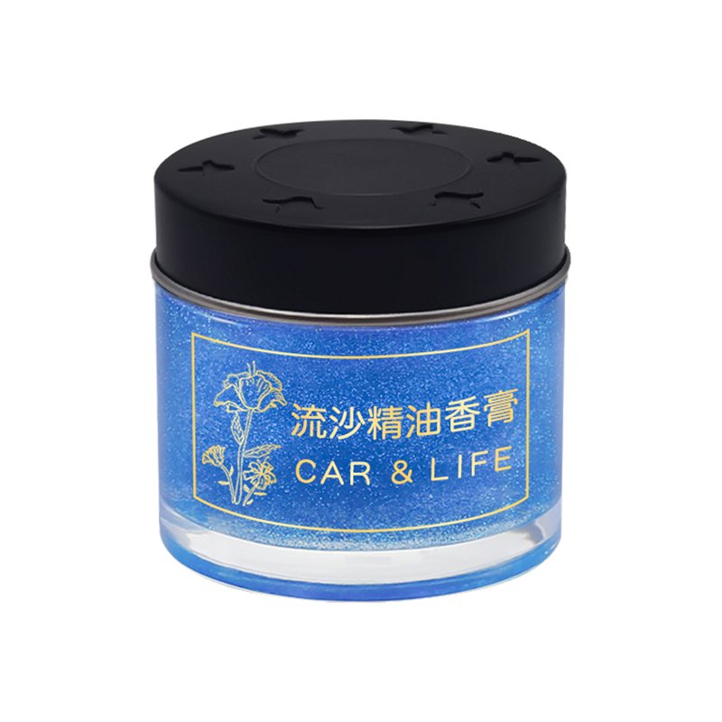 Wholesale OEM Fancy Luxury Lavender Multicolored Can Refill Capsul Aesthetic Car Freshener Perfume Gel