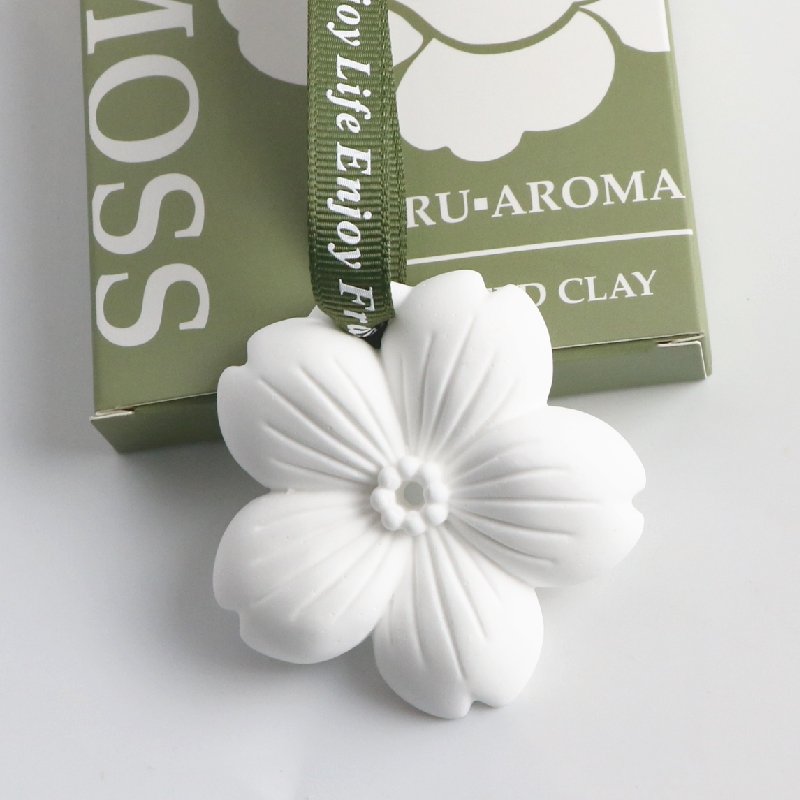 Wholesale Stocked Factory Scented Ceramic Car Home Decoration Air Freshener Aroma Plaster Fragrance Essential Oil Diffuser