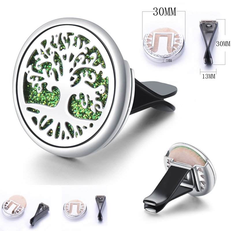 NEW Stainless steel And Alloy Hollow Car Bracket Car Perfume Air Outlet Clip Car Perfume Air Freshener Vent Clip