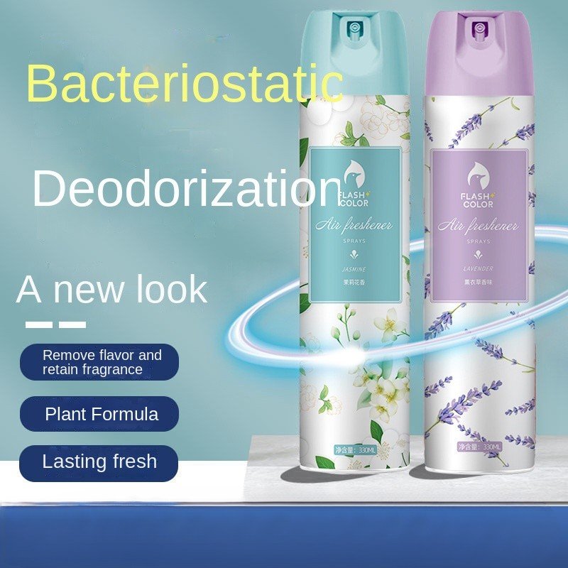 Custom 330ml Deodorant Dispenser Aerosol Spray For Household Use Lasting Automatic Air Freshener Refill Deodorant Spray