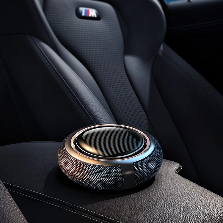 Factory luxury Solar Rotating deodorant Safe Long Lasting Fragrance car air freshener car perfume Aromatherapy