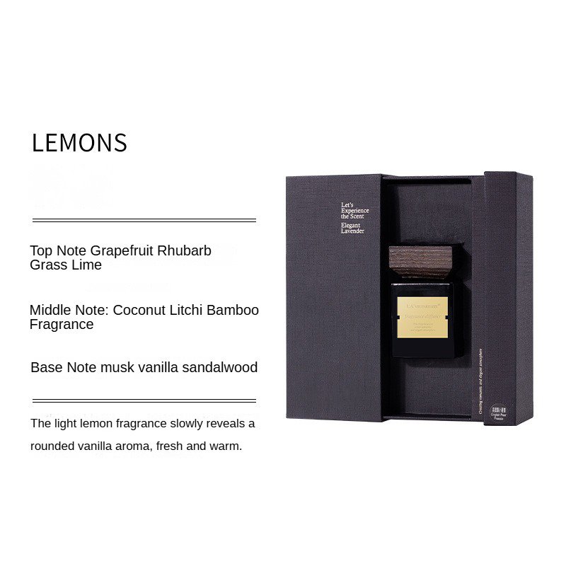 OEM ODM Private Label Luxury 100ml Hotel Home Fragrance Perfume Aromatherapy Reed Diffuser Set With Gift Box