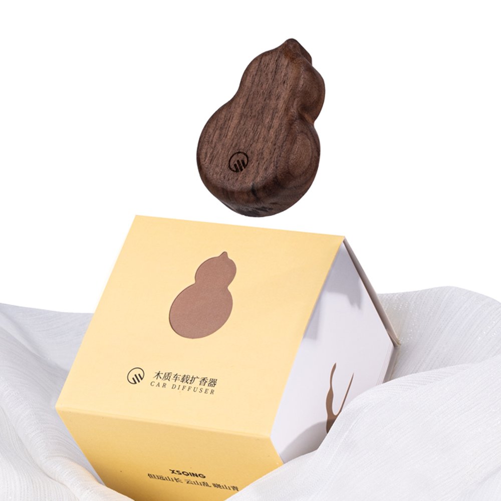 Creative Refillable Premium Business Wooden Air Conditioner Outlet Aromatic Clip Vintage Unique Vent Clip Car Freshener