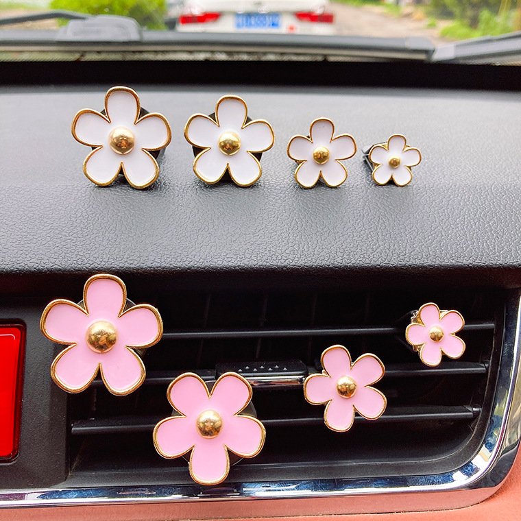 2024 New arrival car air fresheners car freshener vent clip flower accessories ocean car freshener for female