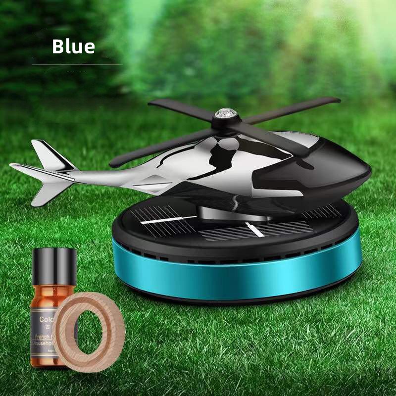 Rotacin Energa Solar Powered Car Air Freshener Solar Airplane Helicopter Air Freshener