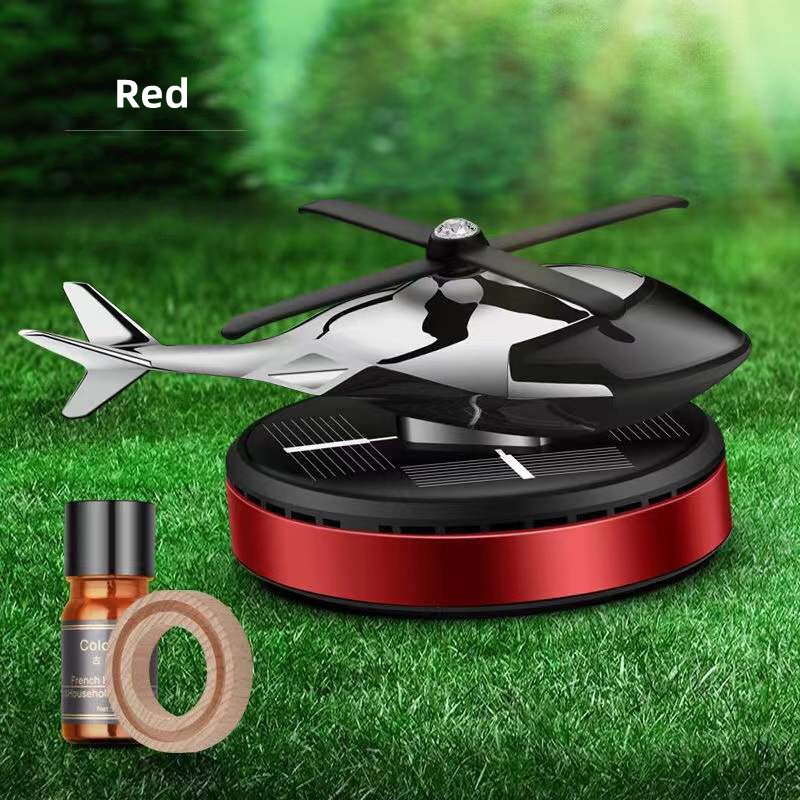 Rotacin Energa Solar Powered Car Air Freshener Solar Airplane Helicopter Air Freshener