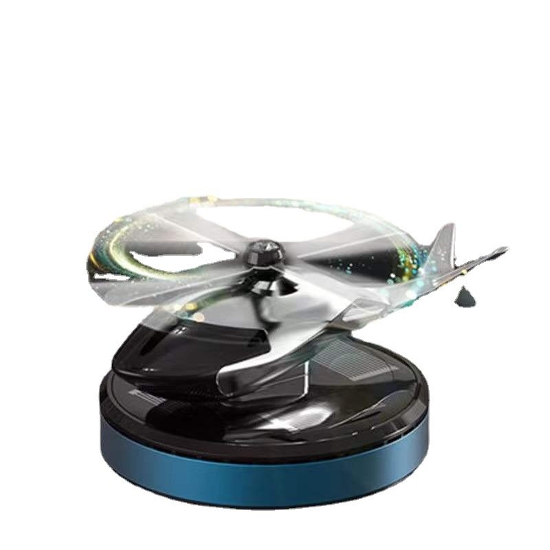 Rotacin Energa Solar Powered Car Air Freshener Solar Airplane Helicopter Air Freshener