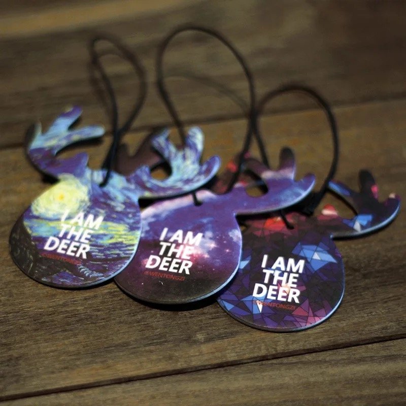 Various lasting scents custom car air freshener / auto paper air freshener