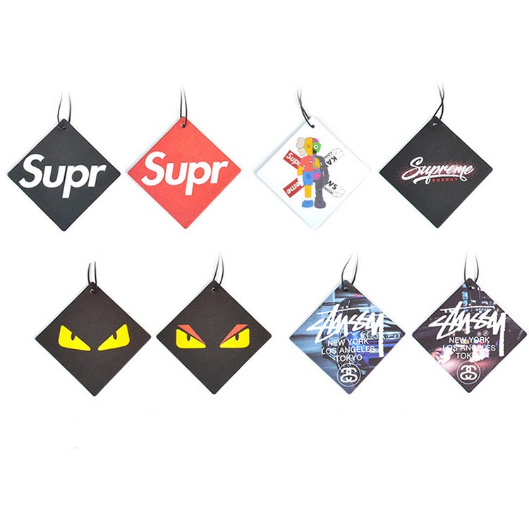 Printing Logo Different Smells Car Air Freshener Hanging card Provides Long Lasting Scent for Auto or Home