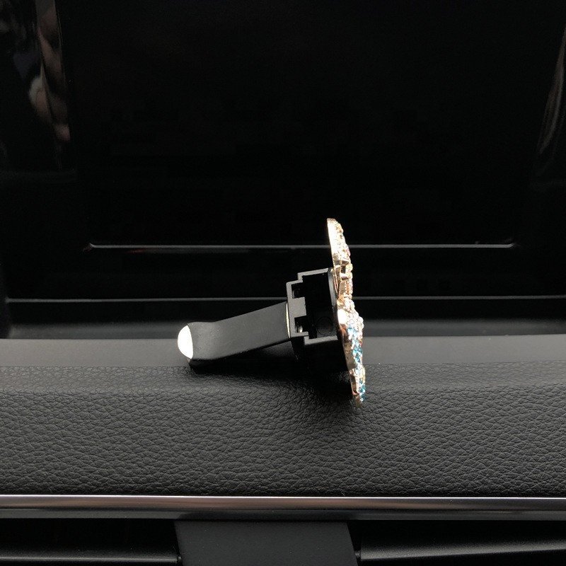 New Butterfly Rhinestone Car Air Freshener Vent Clip Charms Crystal Bling Car Accessories