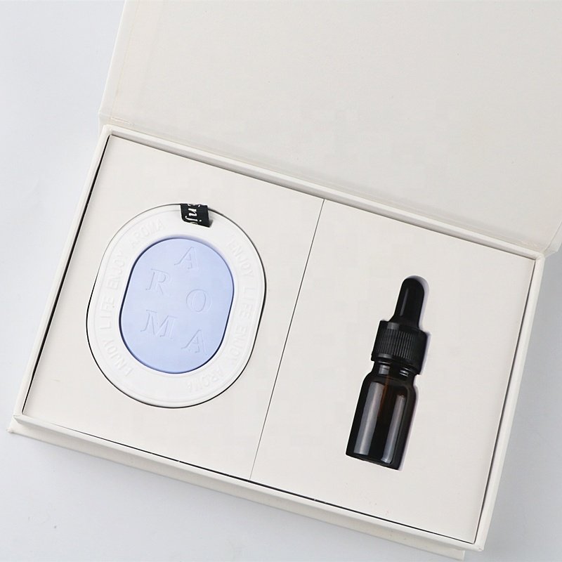 Wholesale Gift Hanging Home Car Scented Ceramic Decoration Aromatherapy Air Freshener Porcelain Fragrance Essential Oil Diffuser