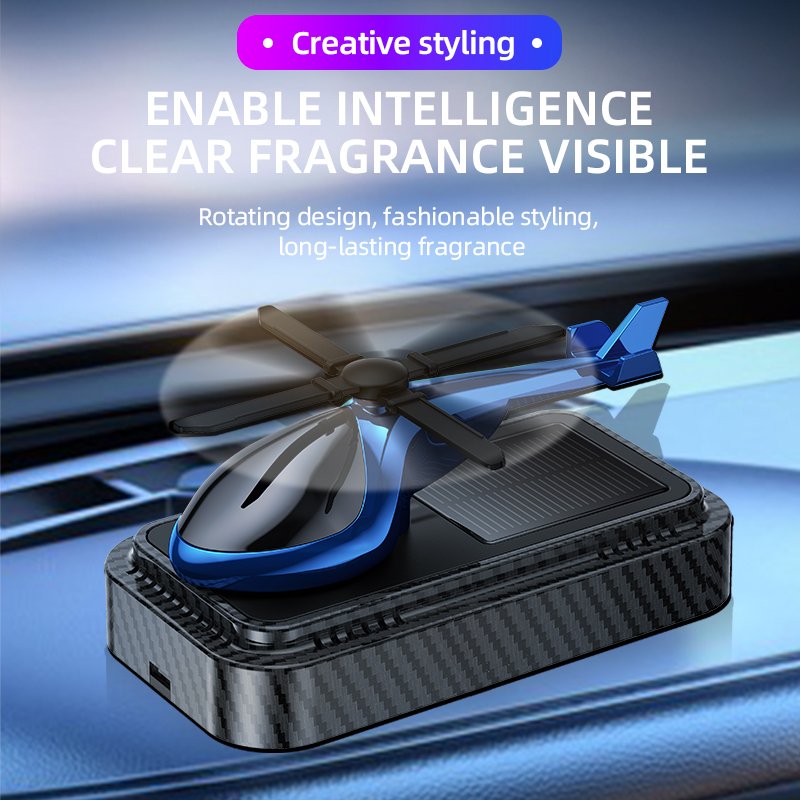 air car freshener solar helicopter vehicle perfume trending products 2024 new arrivals gadget