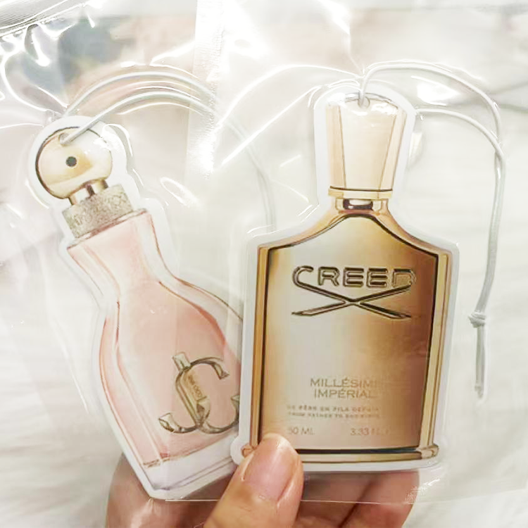 Personalized custom perfume bottle design car air freshener multi-flavor fresh air freshener for car