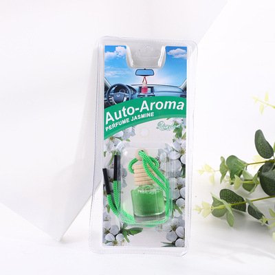 Best sell hanging glass bottle car air freshener essential oil air freshener car scent fragrance glass bottle air freshener