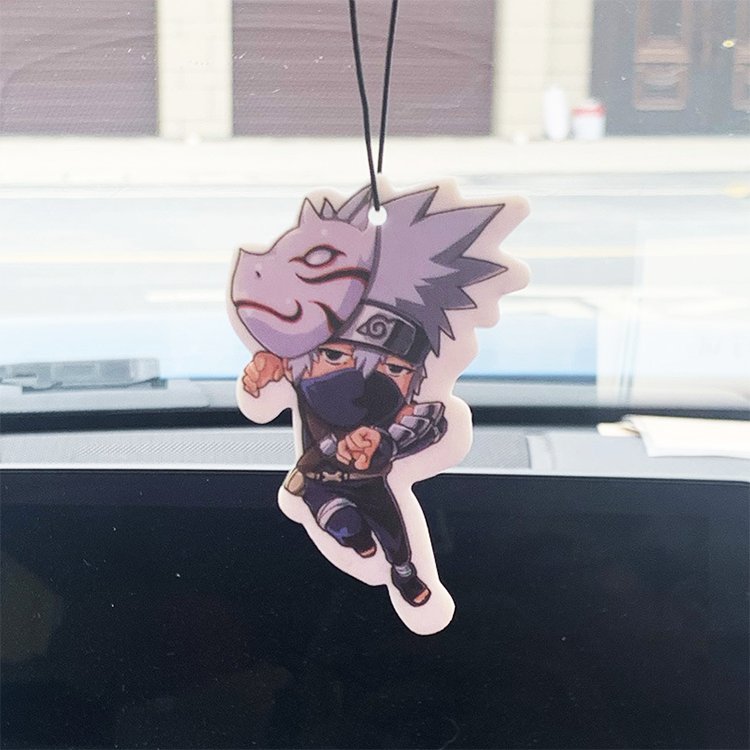 Hot sale wholesale spray hanging anime designs custom perfume car air freshener