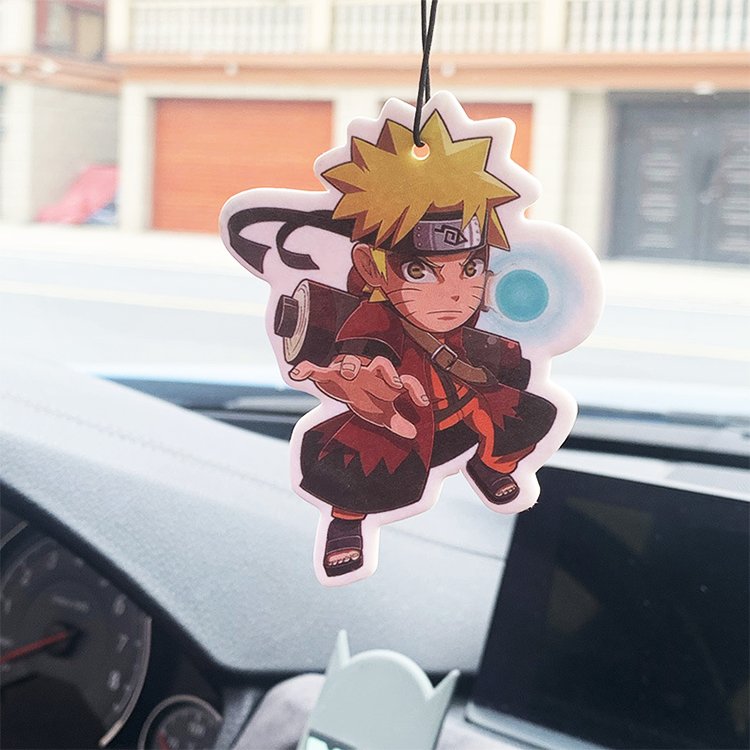 Hot sale wholesale spray hanging anime designs custom perfume car air freshener