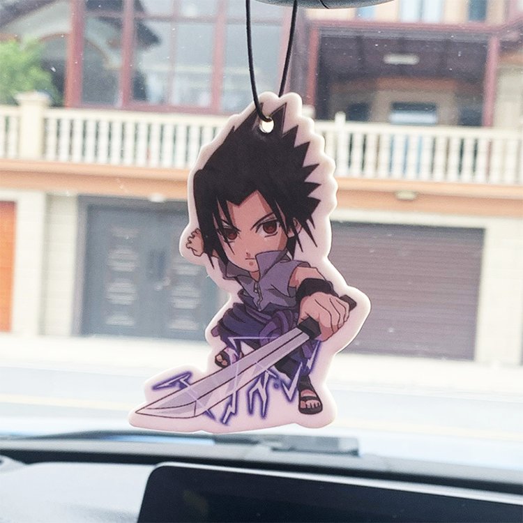 Hot sale wholesale spray hanging anime designs custom perfume car air freshener