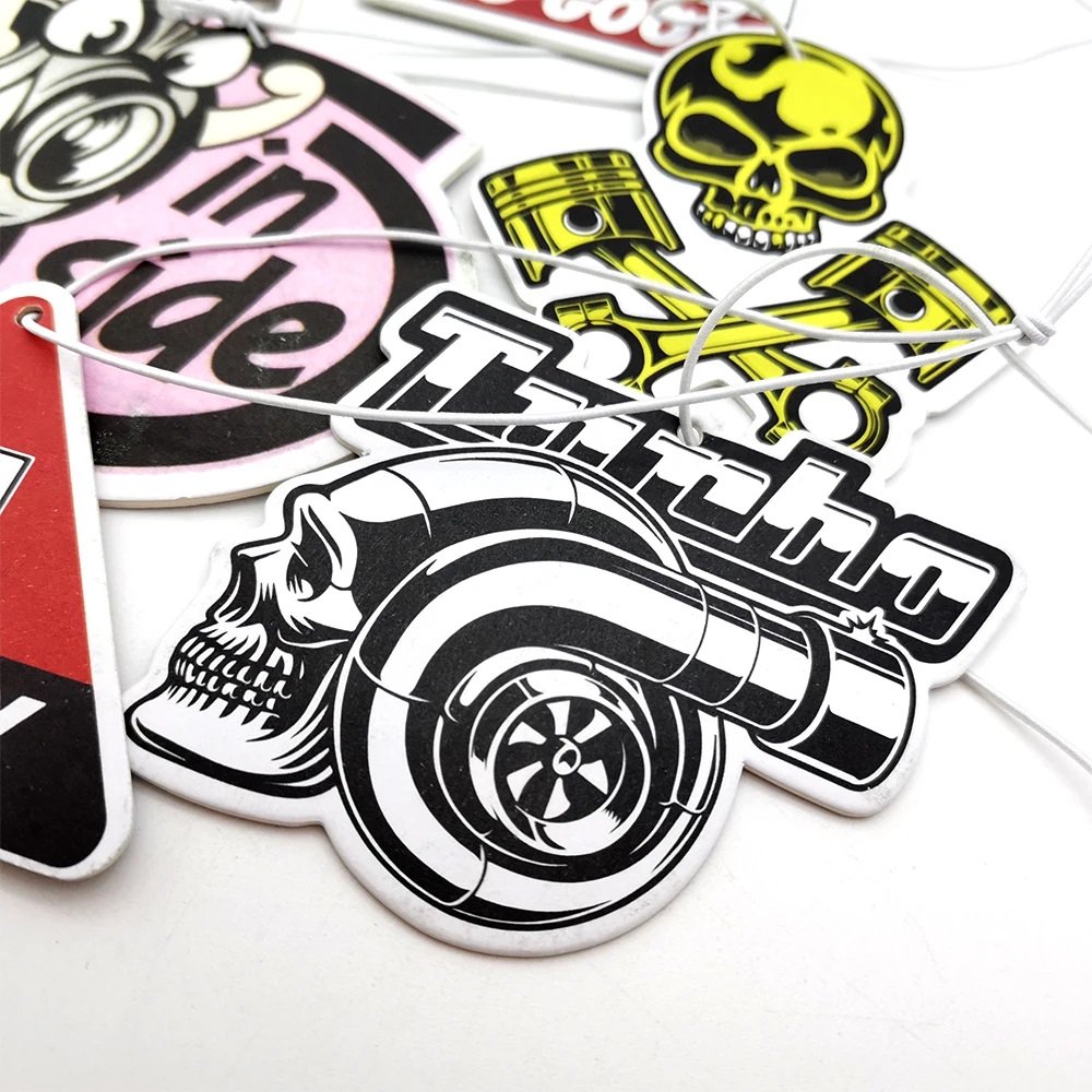 wholesale custom logo car hanging air freshener card car air fresheners for cars strong long lasting scent custom air freshener