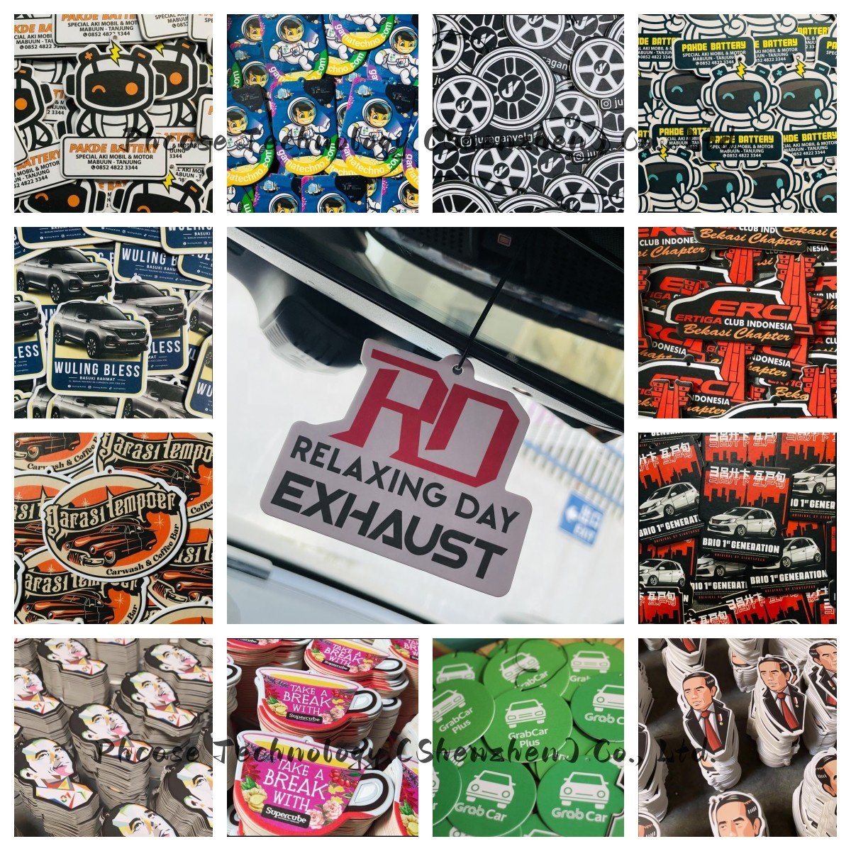wholesale custom logo car hanging air freshener card car air fresheners for cars strong long lasting scent custom air freshener
