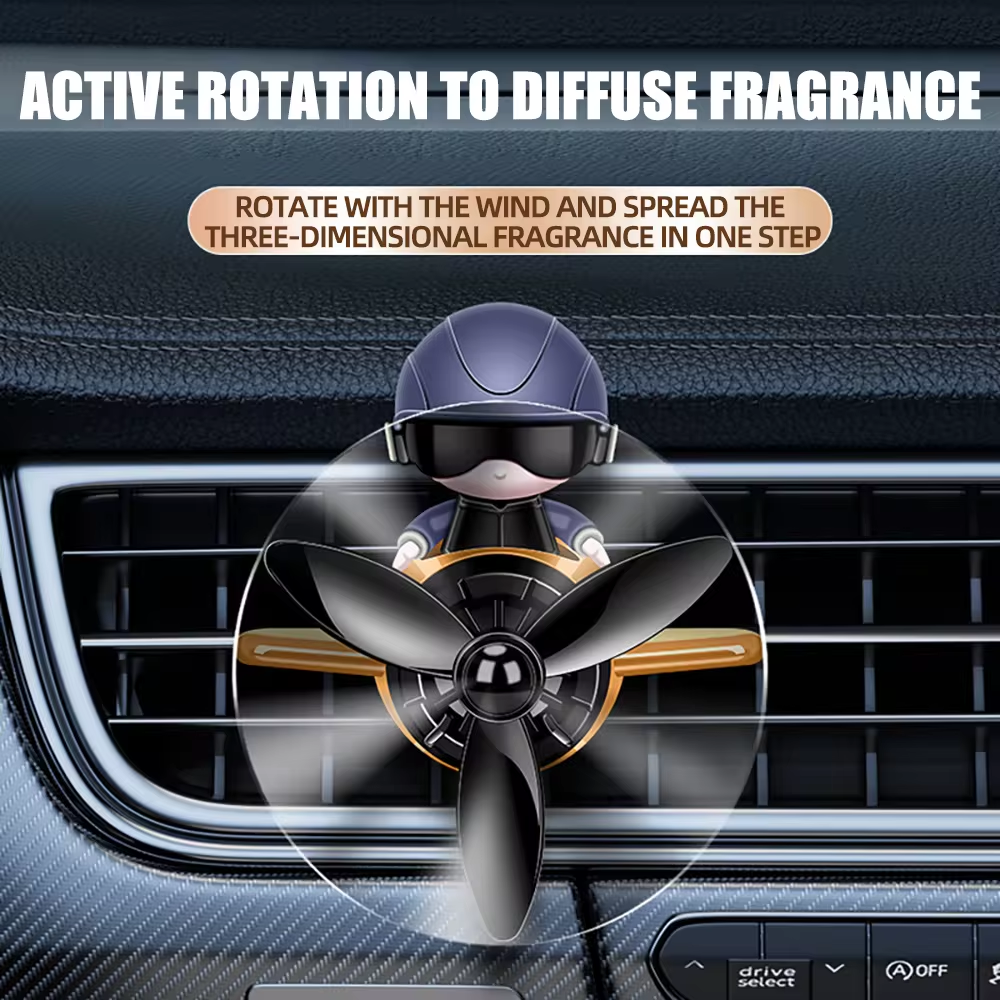 Wholesale creative astronaut airplane car aromatherapy car air outlet perfume car fragrance aromatherapy