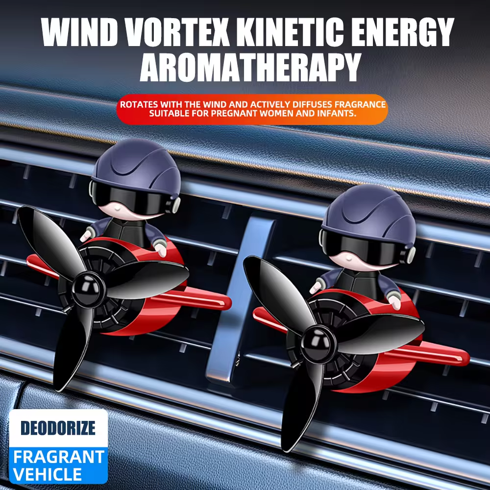Wholesale creative astronaut airplane car aromatherapy car air outlet perfume car fragrance aromatherapy