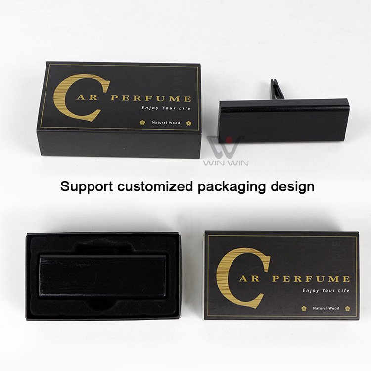 2024 China Luxury Aromatherapy Fragrance Wood Air Freshener Custom Size Vent Diffuser For Home Office Car Vent Carving