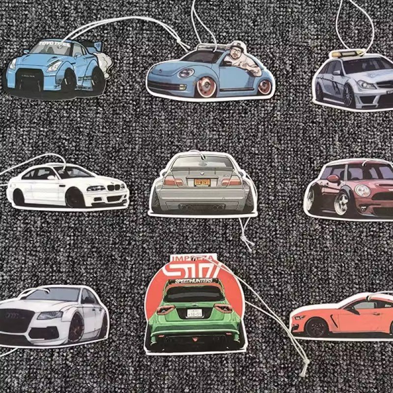 Car Fragrance Paper Diffuser Hanging Decorative Pendant Fragrance Diffuser Car Interior Scents Perfume