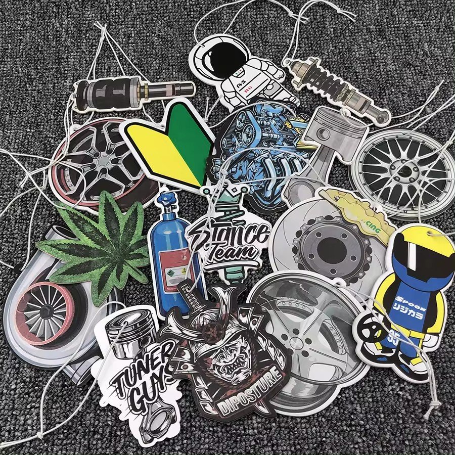 Car Fragrance Paper Diffuser Hanging Decorative Pendant Fragrance Diffuser Car Interior Scents Perfume