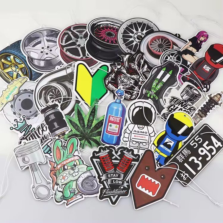 Car Fragrance Paper Diffuser Hanging Decorative Pendant Fragrance Diffuser Car Interior Scents Perfume