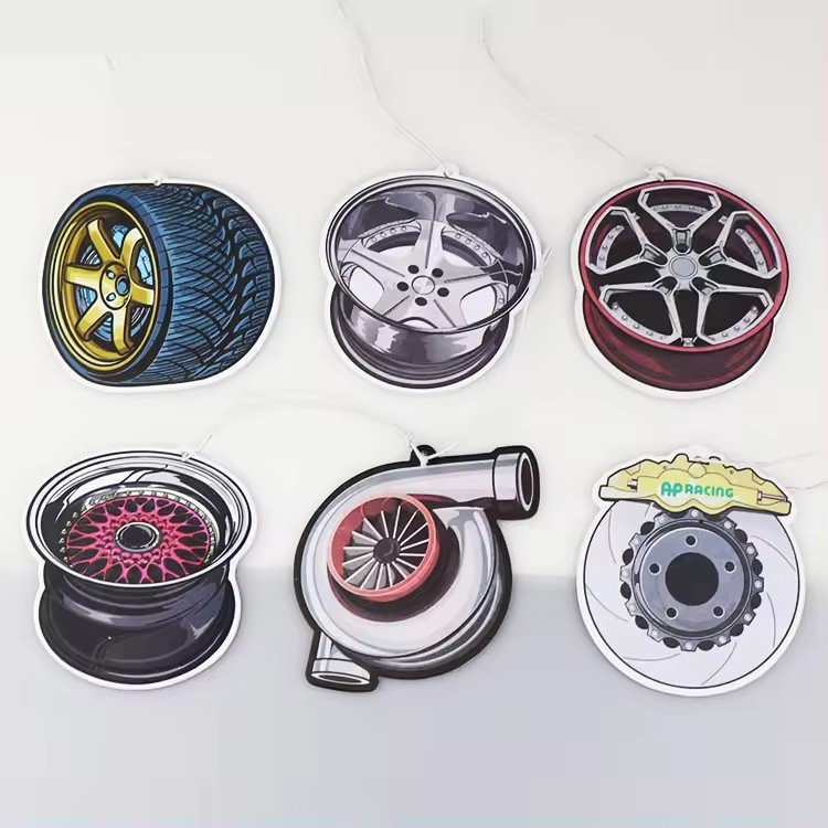 Car Fragrance Paper Diffuser Hanging Decorative Pendant Fragrance Diffuser Car Interior Scents Perfume