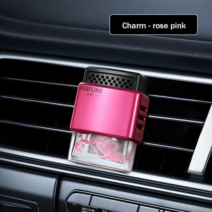 Car Air Freshener Diffuser Perfume Bottles Glass Bottles Liquid Freshener Eliminate Odors Car Freshener Vent Clip