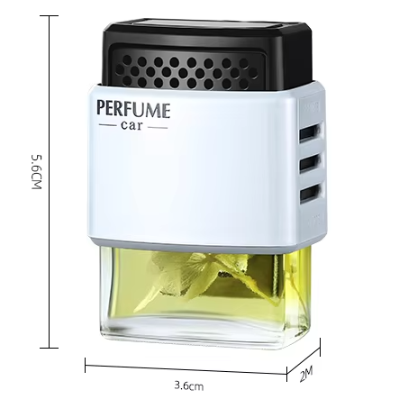 Car Air Freshener Diffuser Perfume Bottles Glass Bottles Liquid Freshener Eliminate Odors Car Freshener Vent Clip