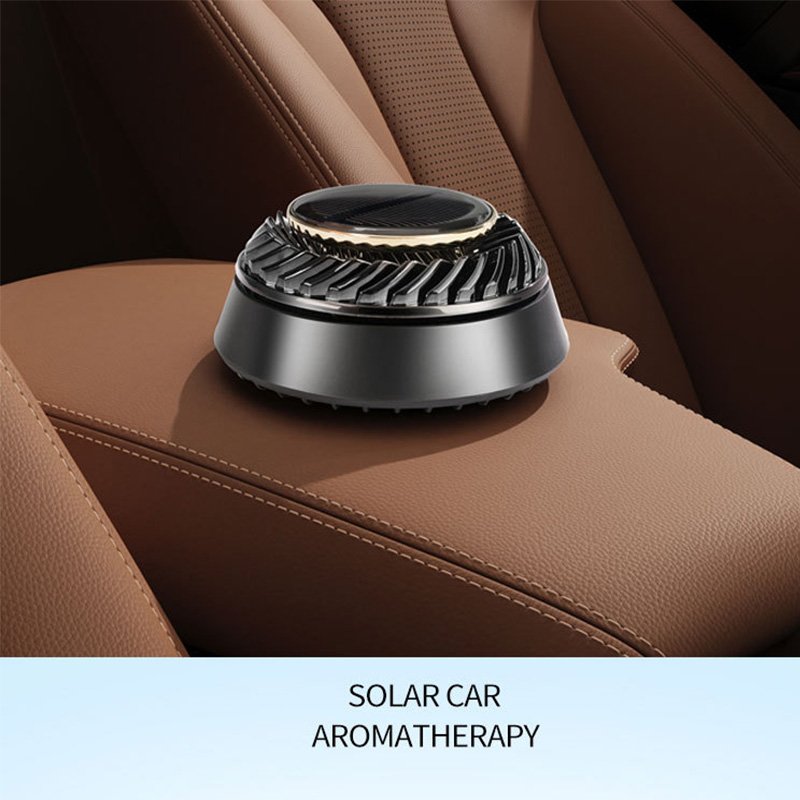 Solar rotational energy car air freshener kit lasting aromatherapy molecular creative with essential oil