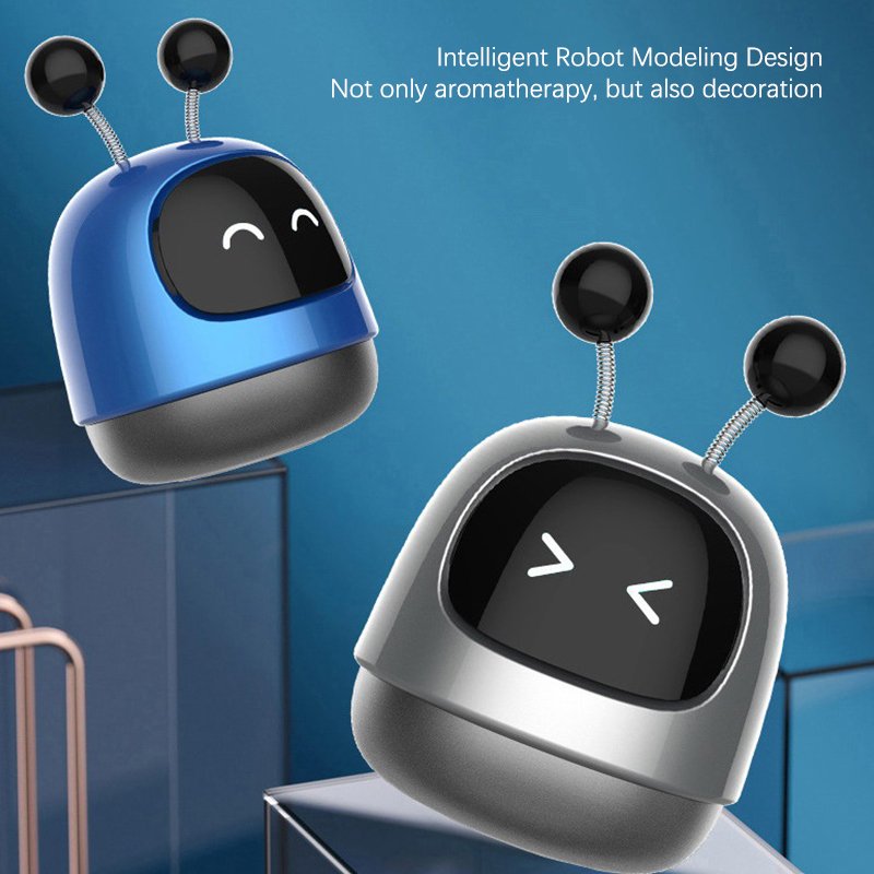 Cute Robot Creative New Car Aromatherapy Diffuser Air Vent Cleaner Car Perfume Air Interior Accessories Car Ornament Decor