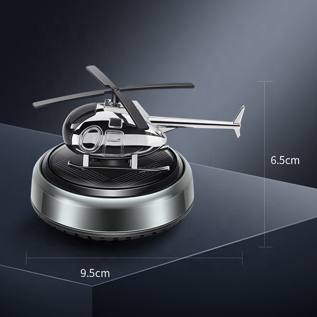 Car Accessory Solar Car Perfume Diffuser Replaceable Aromatherapy Solar Energy Perfume