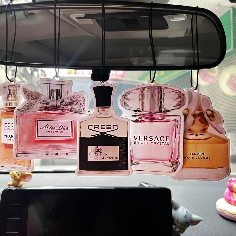 Wholesale Paper Air Freshener Perfume Bottle Shape Custom Air Freshener Car Custom Logo Newly Arrived Car Freshener Custom