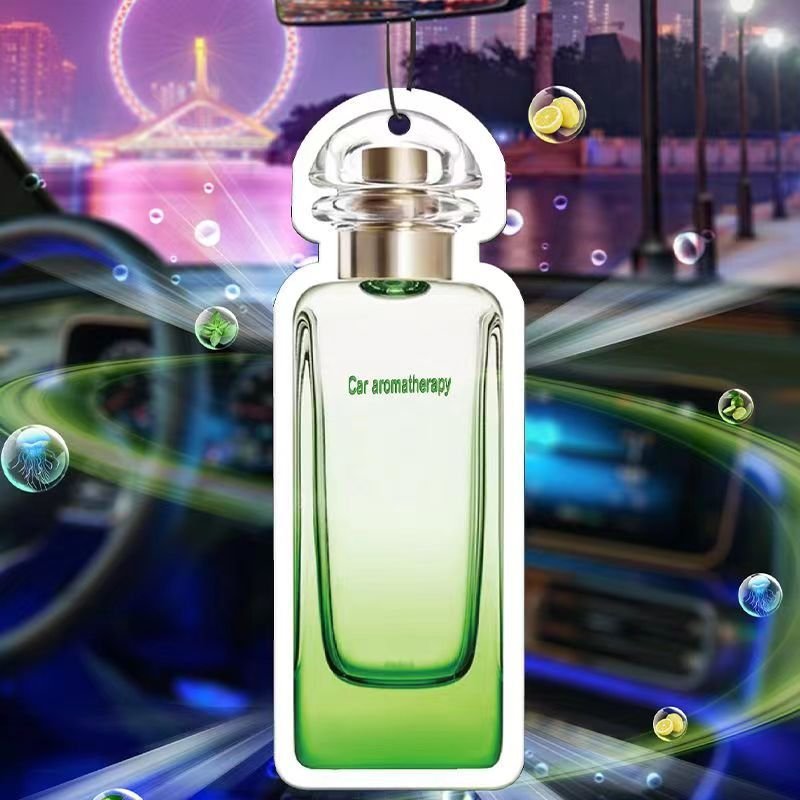 Wholesale Paper Air Freshener Perfume Bottle Shape Custom Air Freshener Car Custom Logo Newly Arrived Car Freshener Custom
