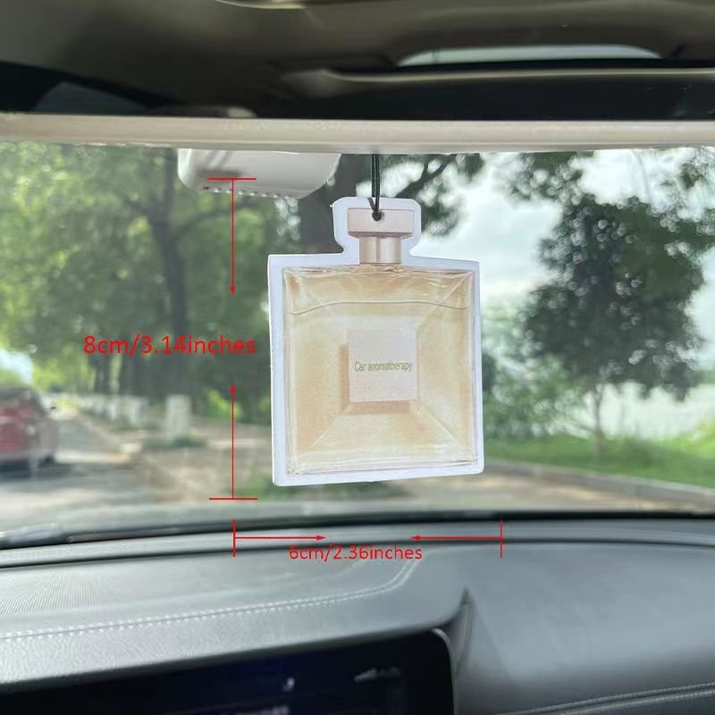 Wholesale Paper Air Freshener Perfume Bottle Shape Custom Air Freshener Car Custom Logo Newly Arrived Car Freshener Custom