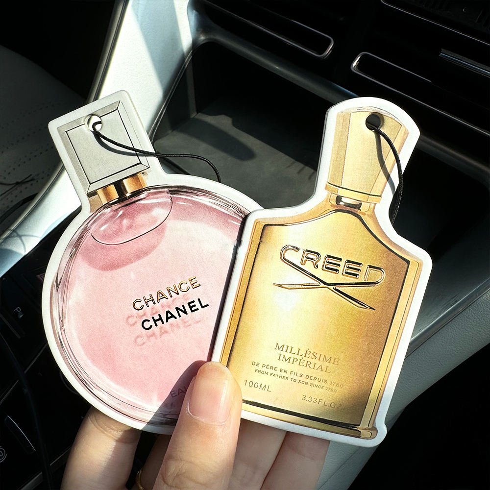 Wholesale Paper Air Freshener Perfume Bottle Shape Custom Air Freshener Car Custom Logo Newly Arrived Car Freshener Custom