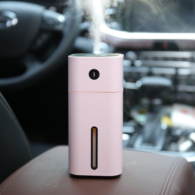 YYD air freshener humidifier usb portable ultrasonic diffuser mini car 7 color LED light charge air humidifier for home.