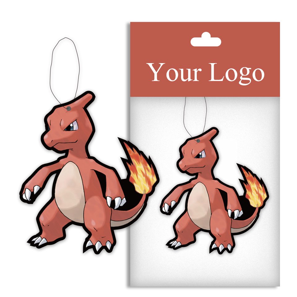Custom Different Smells Cartoon Car Air Freshener with Your Own Logo Ambientador de Coche
