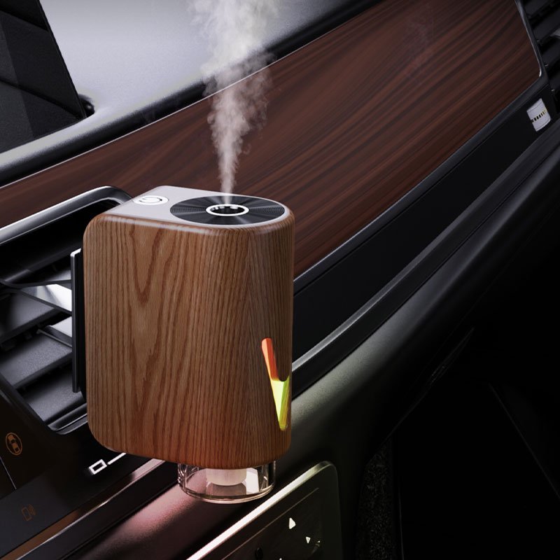 10ML Car Diffuser Perfume With Scented Liquid Rechargeable Car Perfume Air Freshener Ultrasonic Aroma Diffuser For Car Vent Clip