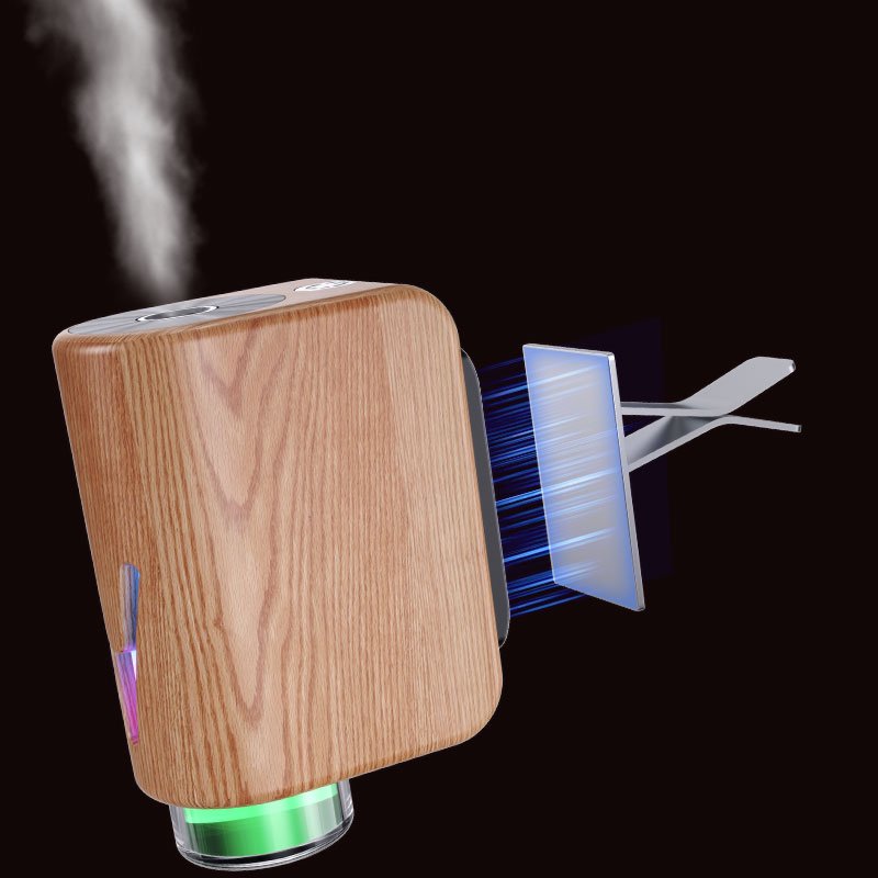 10ML Car Diffuser Perfume With Scented Liquid Rechargeable Car Perfume Air Freshener Ultrasonic Aroma Diffuser For Car Vent Clip