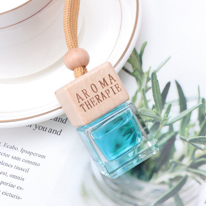 Luxury hot selling portable mini hanging wood cool car perfume air freshener